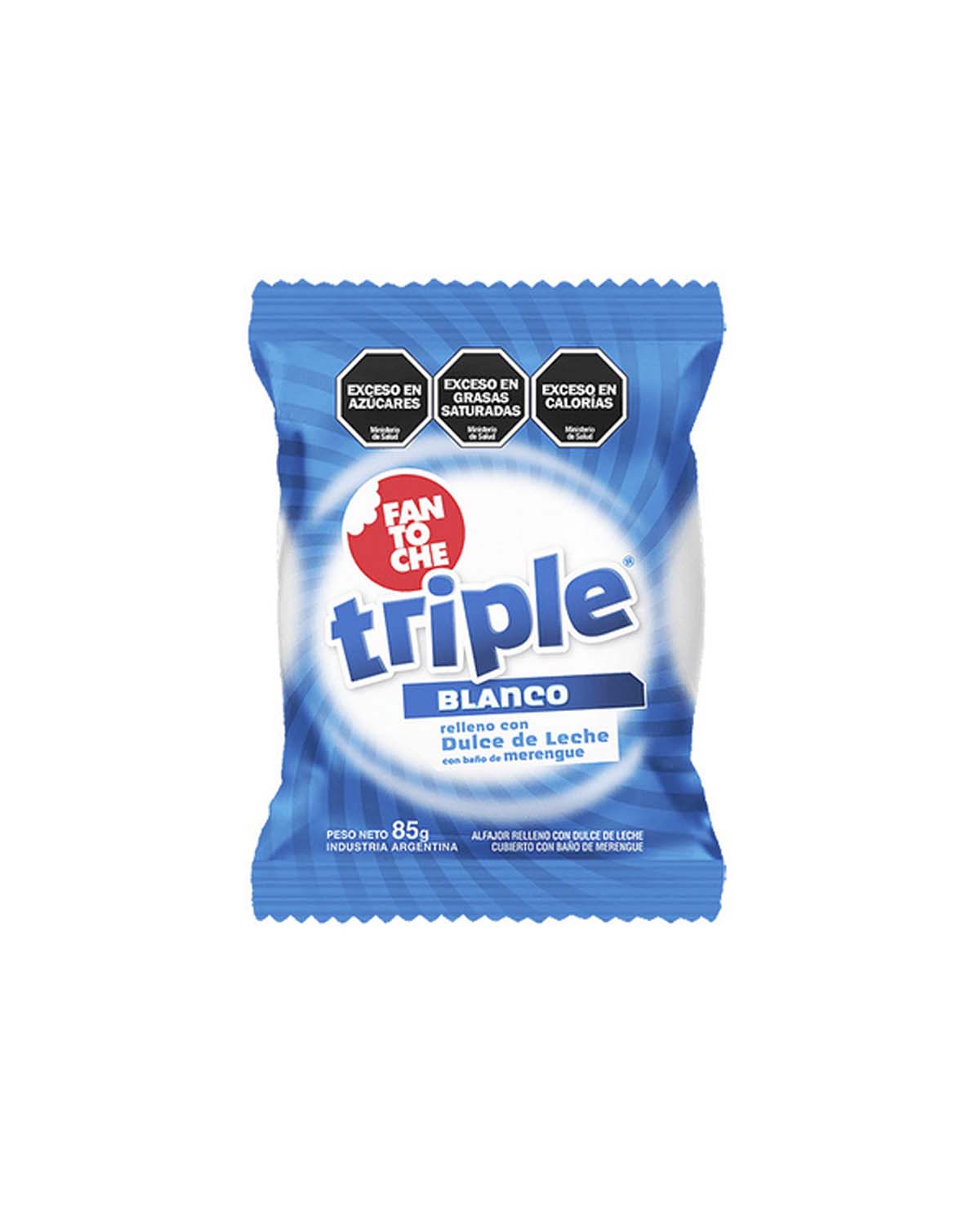 Alfajor Fantoche Triple Blanco 85 Gr